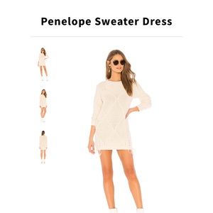 Tularosa White Sweater Dress